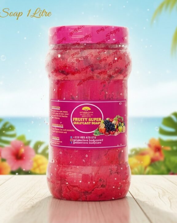 Fruity Super Halfcast Soap (1litre)