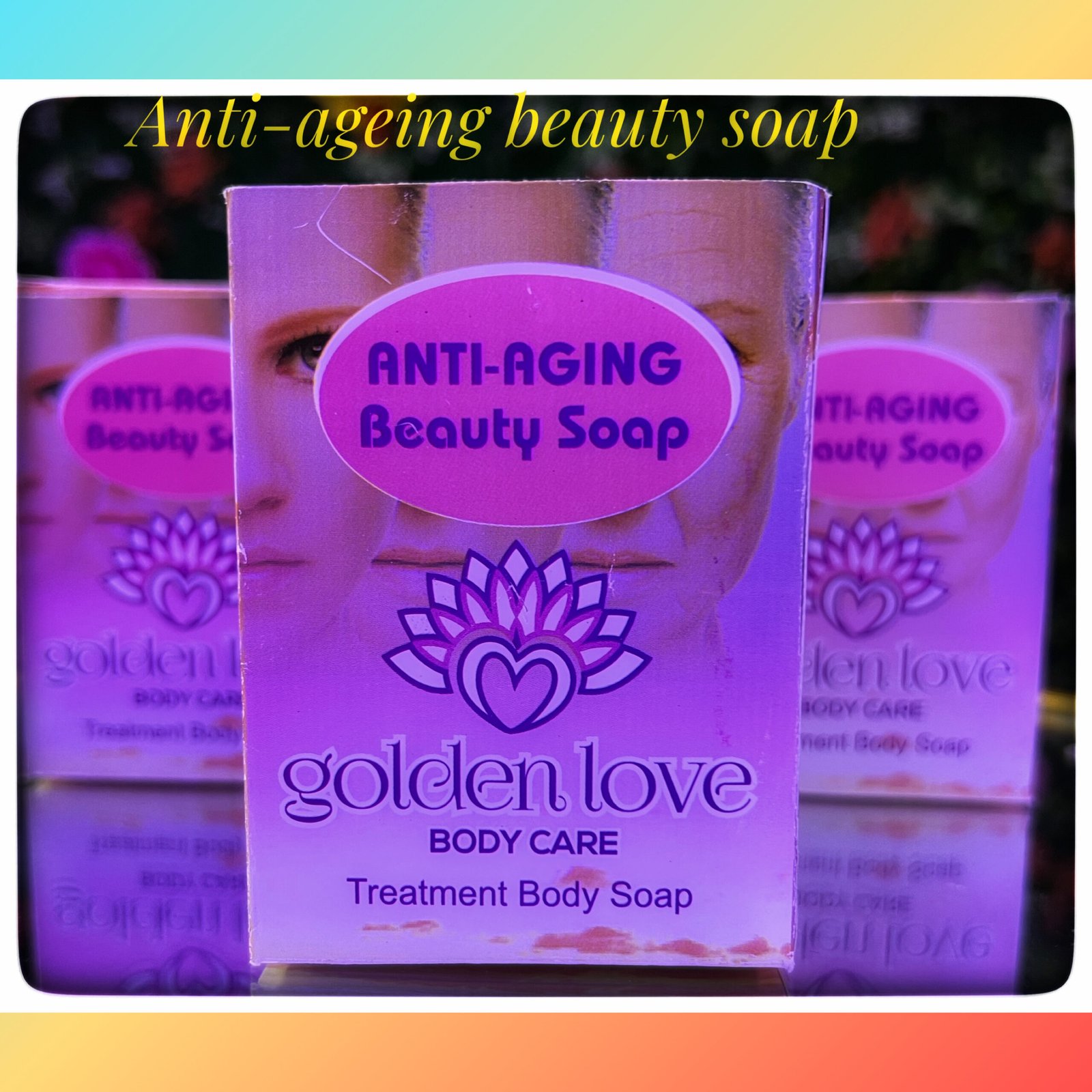 Anti aging beauty soap