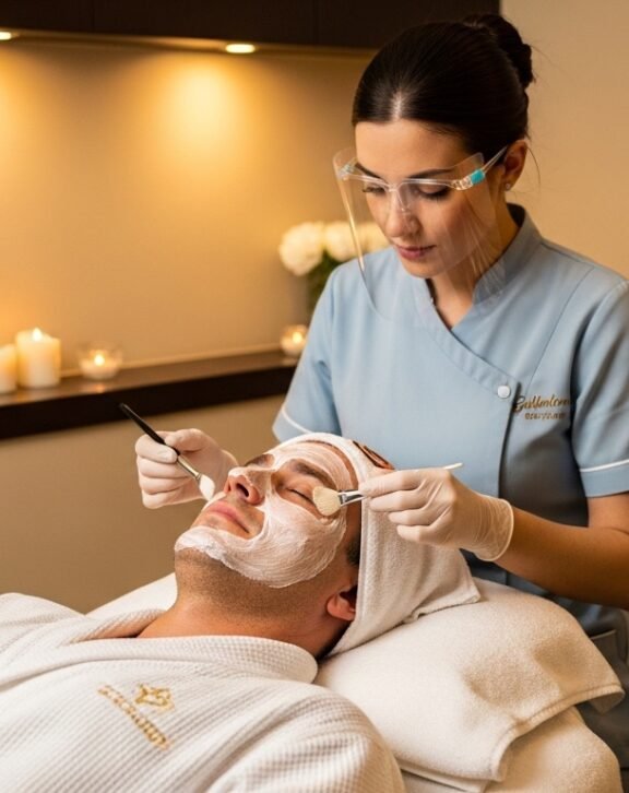 Acne Facial for Men with Bumps Treatment
