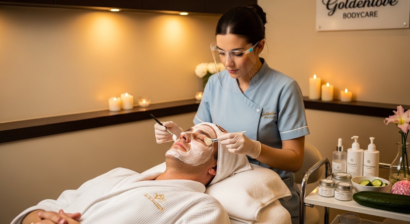 Acne Facial for Men with Bumps Treatment