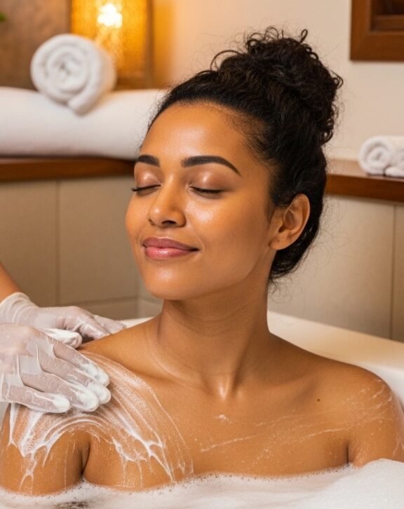 Creamy Japanese Body Exfoliation