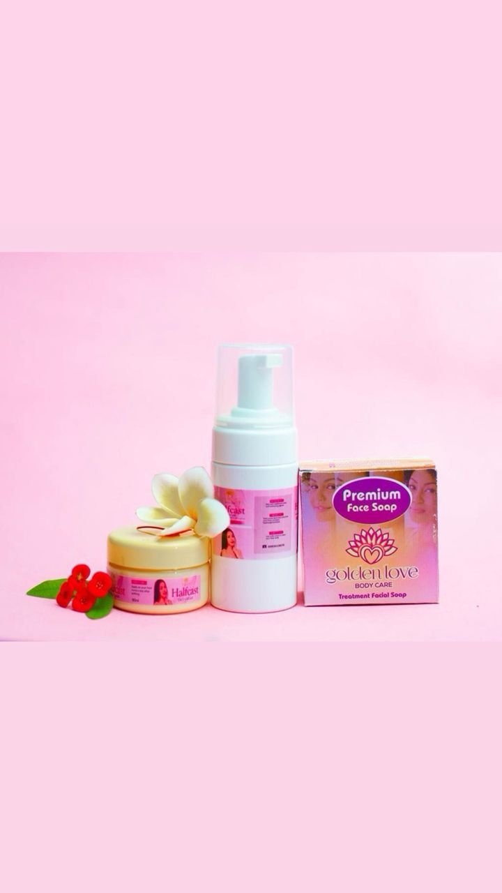 Halfcast facial set
