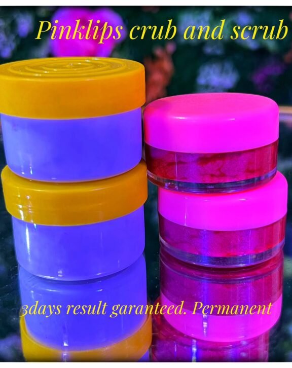 Pink Lips Cream And Scrub